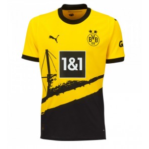 Borussia Dortmund Dámské Domácí Dres 2023-24 Krátký Rukáv